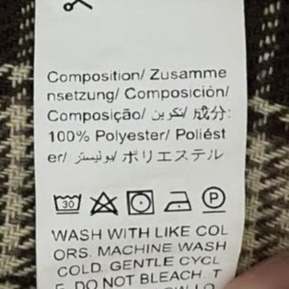 Shein Plaid Long Shirt Jacket XS | Brown Cream Check | Shacket Vibes NWOT - Picture 8 of 10